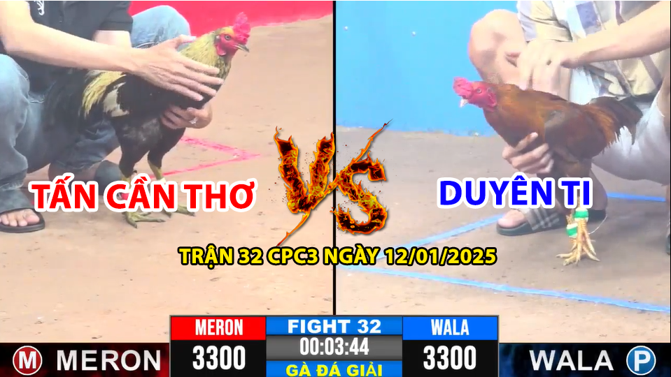 Trận 32 CPC3 ngày 12/01/2025 - Tấn Cần Thơ vs Duyên Ti tiếp tục bại 7 trận 32 cpc3 ngày 12/01/2025 hôm nay giữa tấn cần thơ vs duyên ti
