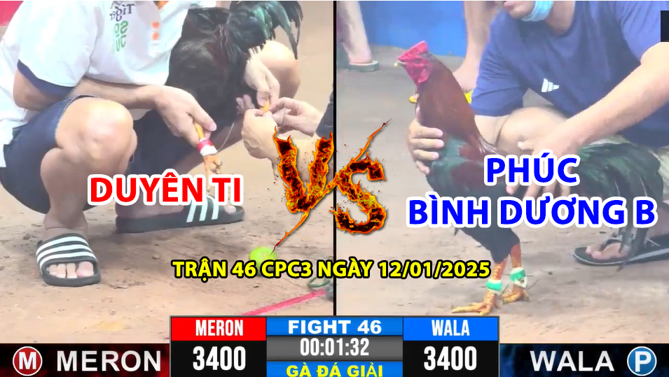 Trận 46 CPC3 ngày 12/01/2025 - Duyên Ti vs Phúc Bình Dương B Idol mâm trầu rụng lá 5 trận 46 cpc3 ngày 12/01/2025 hôm nay giữa duyên ti vs phúc bình dương b