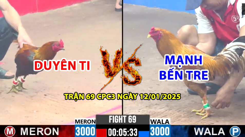 TRẬN 69 CPC3 NGÀY 12/01/2025 - DUYÊN TI VS MẠNH BẾN TRE 1 trận 69 cpc3 ngày 12/01/2025 hôm nay giữa duyên ti vs mạnh bến tre