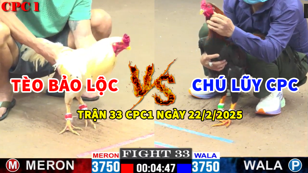 TRẬN 33 CPC1 NGÀY 22/2/2025 - TÈO BẢO LỘC ĐỤNG PHẢI CHÚ LŨY CPC 8 trận 33 cpc1 ngày 22/2/2025 hôm nay tèo bảo lộc vs chú lũy cpc