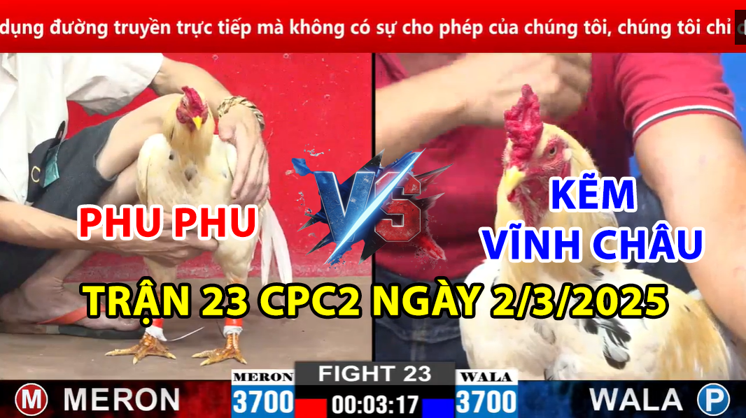 TRẬN 23 CPC2 NGÀY 2/3/2025 - IDOL PHU PHU VS KẼM VĨNH CHÂU 8 trận 23 cpc2 ngày 2/3/2025 hôm nay giữa idol phu phu vs kẽm vĩnh châu