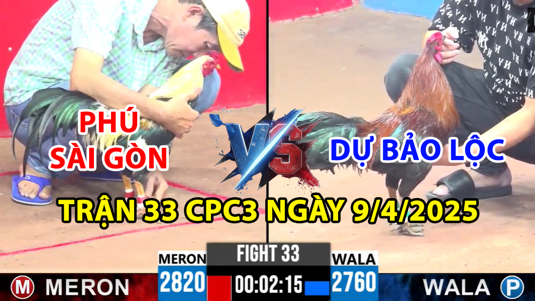 TRẬN 33 CPC3 NGÀY 9/4/2025 - DỰC BẢO LỘC LỤM XỔ 300 TRƯỚC PHÚ SG 2 trận 33 cpc3 ngày 9/4/2025 hôm nay giữa dự bảo lộc vs phú sài gòn