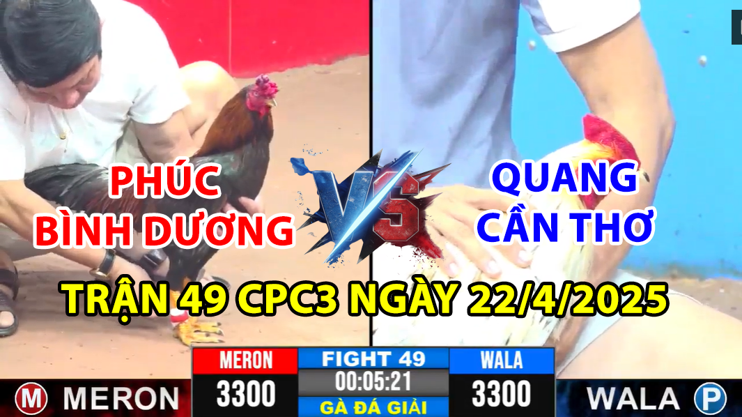 TRẬN 49 CPC3 NGÀY 22/4/2025 - CHÚ PHÚC BÌNH DƯƠNG LỤM 9 ĐIỂM 8 trận 49 cpc3 ngày 22/4/2025 hôm nay giữa chú phúc bình dương và quang cần thơ