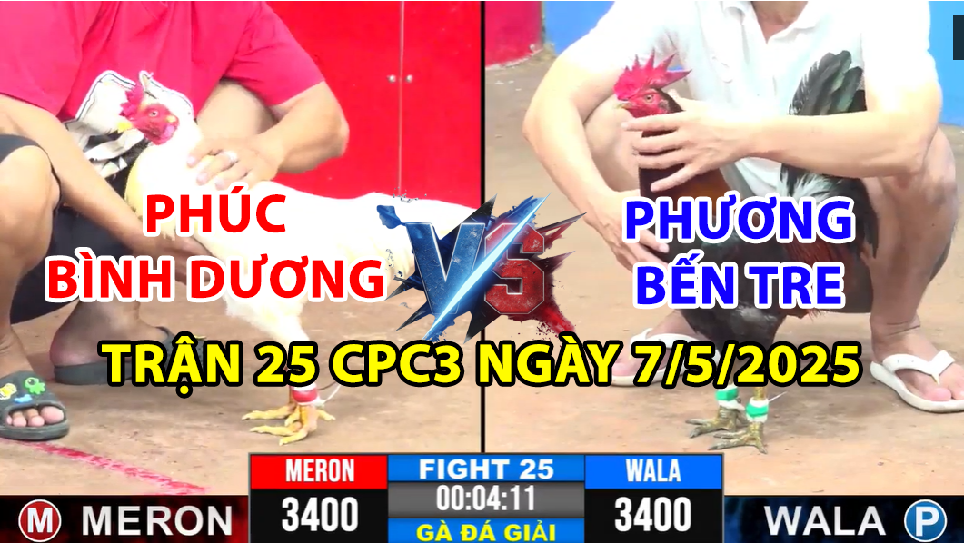 TRẬN 25 CPC3 NGÀY 7/5/2025 - CHÚ PHÚC BÌNH DƯƠNG THUA BẠC NGỬA 2 trận 25 cpc3 ngày 7/5/2025 hôm nay giữa phương bến tre vs phúc bình dương