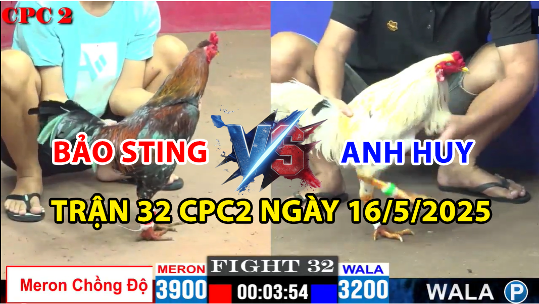 TRẬN 32 CPC2 NGÀY 16/5/2025 - BẢO STING CHỒNG ĐỘ CĂNG THẲNG 3 trận 32 cpc2 ngày 16/5/2025 hôm nay giữa bảo sting và anh huy