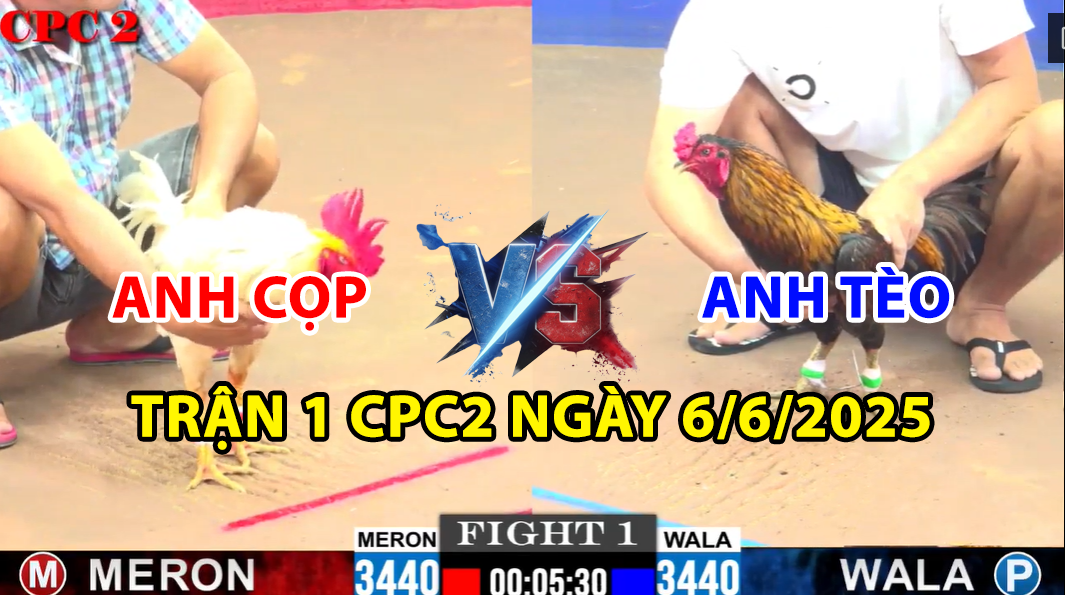 TRẬN 1 CPC2 NGÀY 6/6/2025 - BẢO STING VS ANH CỌP BẤT PHÂN THẮNG BẠI 1 trận 1 cpc2 ngày 6/6/2026 hôm nay giữa bảo sting và anh cọp