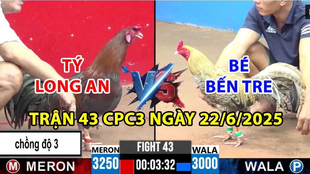 TRẬN 43 CPC3 NGÀY 22/6/2025 - BÉ BẾN TRE VS TÝ LONG AN CHỒNG ĐỘ 3 9 trận 43 cpc3 ngày 22/6/2025 hôm nay giữa bé bến tre và tý long an chồng độ 3