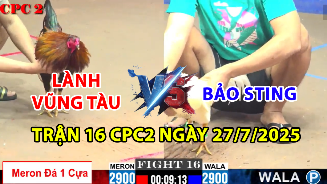 TRẬN 16 CPC2 NGÀY 27/7/2025 - LÀNH VŨNG TÀU ĐỐI ĐẦU BẢO STING 1 trận 16 cpc2 ngày 27/7/2025 hôm nay giữa bảo sting vs lành vũng tàu