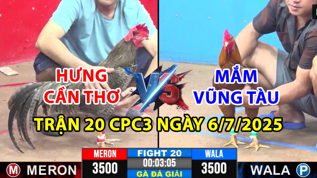TRẬN 20 CPC3 NGÀY 6/7/2025 - HƯNG CẦN THƠ LÀM GỎI MẮM VŨNG TÀU 7 trận 20 cpc3 ngày 6/7/2025 hôm nay giữa hưng cần thơ và mắm vũng tàu