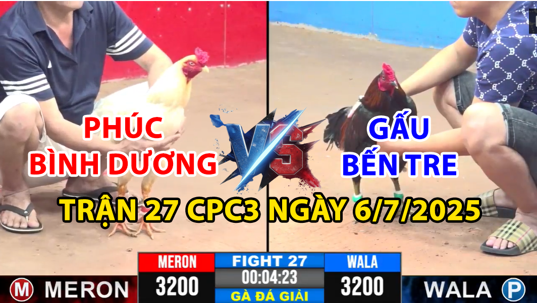 TRẬN 27 CPC3 NGÀY 6/7/2025 - CHÚ PHÚC BÌNH DƯƠNG VS GẤU BẾN TRE 9 trận 27 cpc3 ngày 6/7/2025 hôm nay giữa phúc bình dương và gấu bến tre