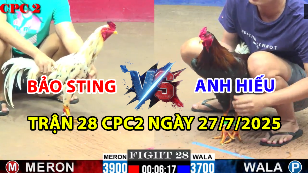 TRẬN 28 CPC2 NGÀY 27/7/2025 - BẢO STING VS ANH HIẾU BẤT PHÂN THẮNG BẠI 9 trận 28 cpc2 ngày 27/7/2025 hôm nay giữa bảo sting vs anh hiếu