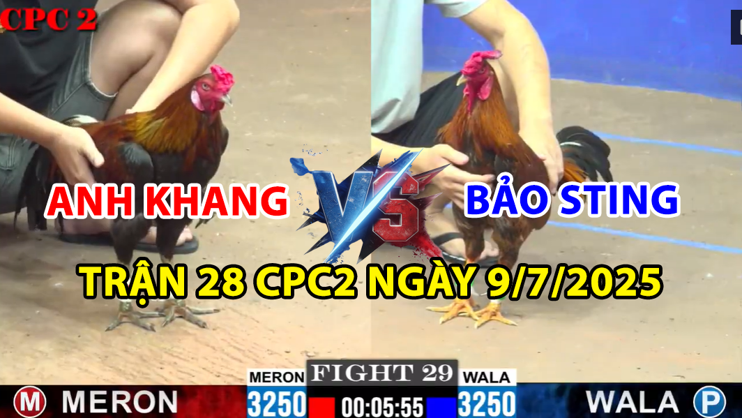 TRẬN 29 CPC2 NGÀY 9/7/2025 - ANH BẢO STING VS ANH KHANG 2 trận 29 cpc2 ngày 9/7/2025 hôm nay giữa bảo sting vs anh khang