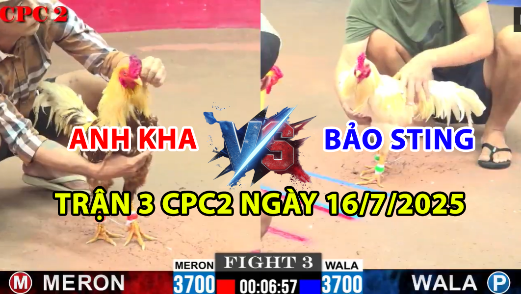 TRẬN 3 CPC2 NGÀY 16/7/2025 - IDOL BẢO STING BỞ BÁT KHÔNG THÀNH CÔNG 7 trận 3 cpc2 ngày 16/7/2025 hôm nay giữa bảo sting và anh kha