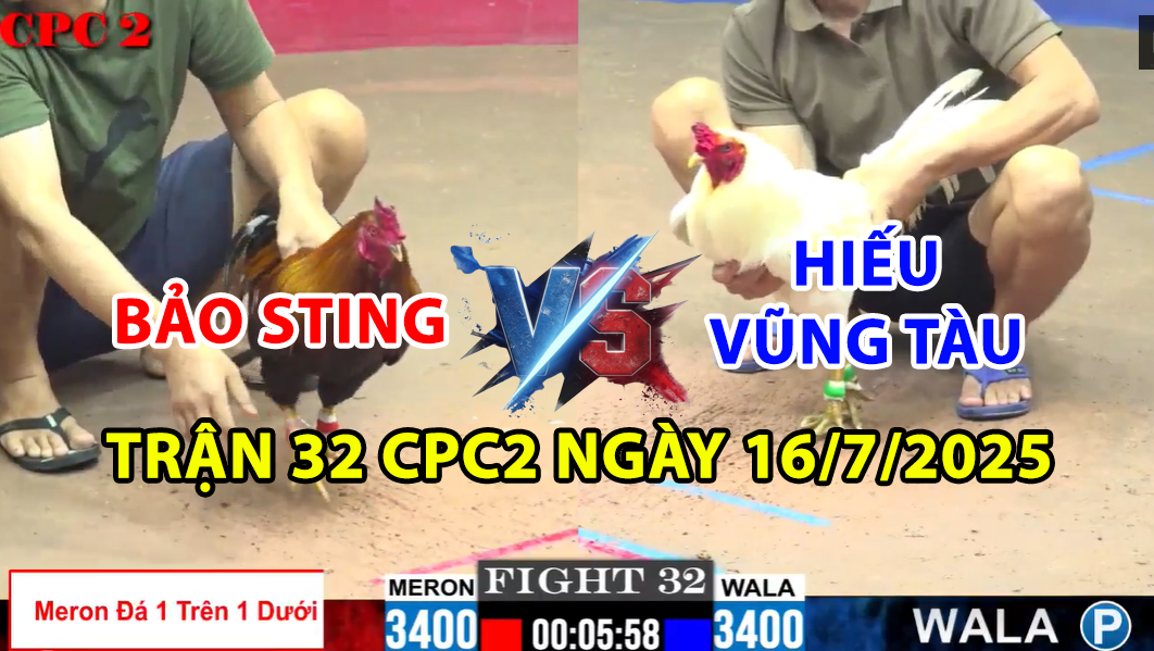 TRẬN 32 CPC2 NGÀY 16/7/2025 - ANH BẢO STING CHƠI NGÔNG KHI CHẤP CỰA 8 trận 32 cpc2 ngày 16/7/2025 hôm nay giữa bảo sting và hiếu vũng tàu