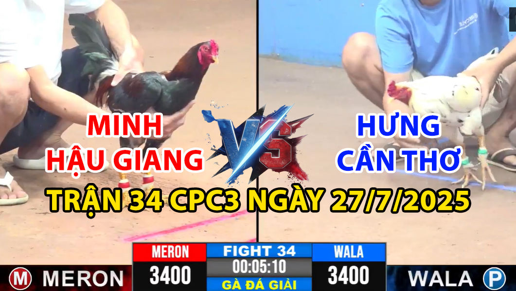TRẬN 34 CPC3 NGÀY 27/7/2025 - BƯỚM SÁT THỦ HƯNG CẦN THƠ HẠ ĐẸP ĐỐI THỦ 7 trận 34 cpc3 ngày 27/7/2025 hôm nay giữa hưng cần thơ và minh hậu giang