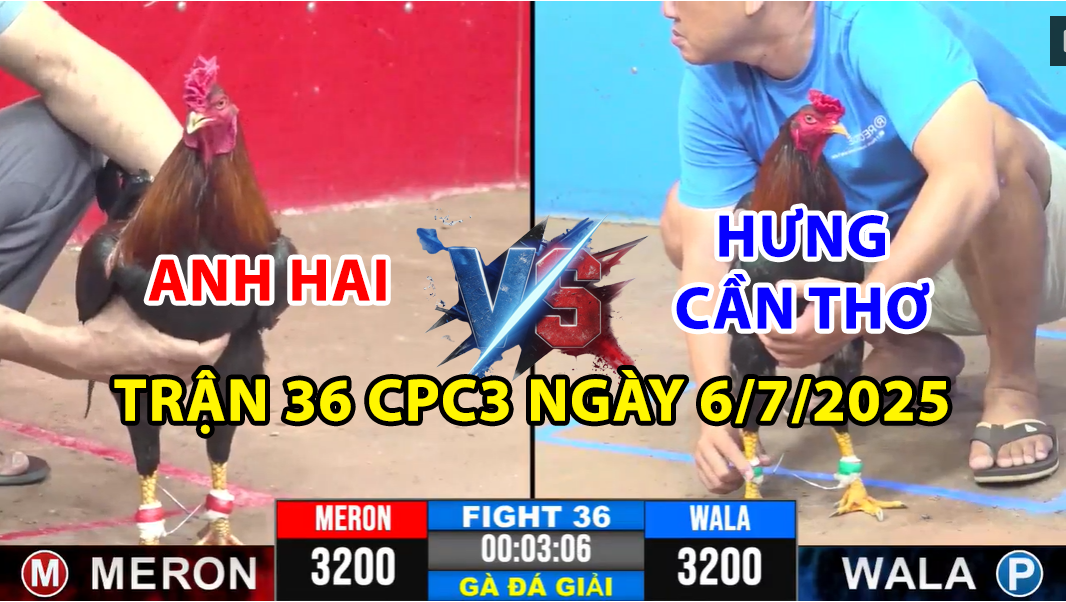 TRẬN 36 CPC3 NGÀY 6/7/2025 - ANH HAI VS HƯNG CẦN THƠ 5 trận 36 cpc3 ngày 6/7/2025 hôm nay giữa hưng cần thơ và anh hai