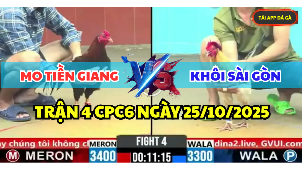 TRẬN 4 CPC6 NGÀY 25/10/2025 - MO TIỀN GIANG VS KHÔI SÀI GÒN 2 trận 4 cpc6 ngày 25/10/2025 hôm nay